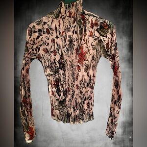 SOLD Rare Issey Miyake Mock Neck Top